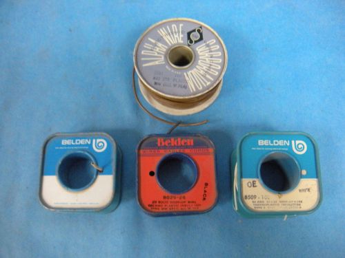 Belden alpha wire hook-up 8509-100, 8529-25, 1557 lot of 4 for sale