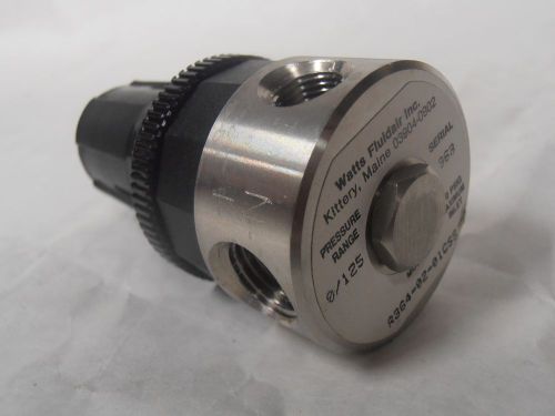 Watts fluidair inc. r364-02-01css  presure regulator 0 - 125 psi 1/4&#034; npt used for sale