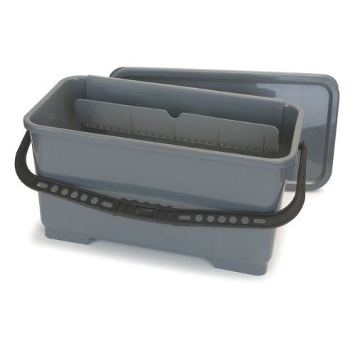 Carlisle 363301923 Polypropylene Rectangular Squeegee Bucket, 6 Gallon Capacity,