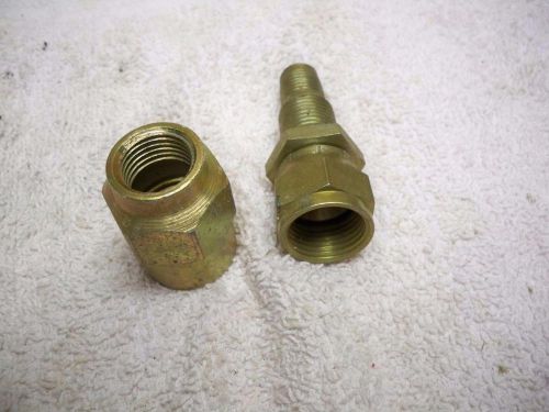 Female Flared Anchor Coupling Hydraulic Fitting-#8-37 degree