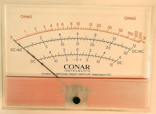Conar instruments 200 ua vom replacement meter - nos? for sale