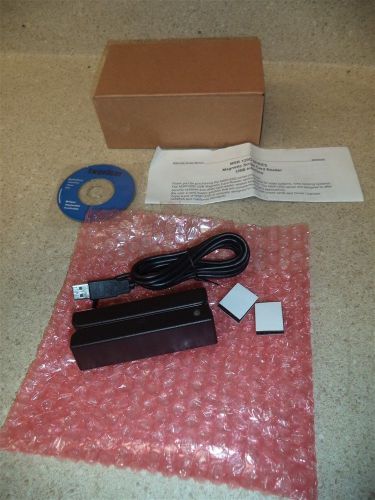 New in Box MSR120D-33AKN-CSS Magnastripe Credit Card Swipe USB MDR120!