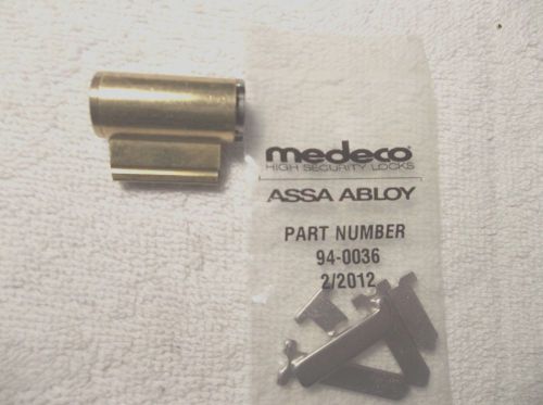 MEDECO KEYMARK KNOBLOCK, #0212 34, SATIN BRASS CLEAR COATED