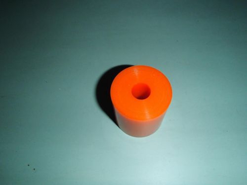 1/2&#034; ID x 1-3/4&#034; OD X 1-3/4&#034; LONG URETHANE / POLYURETHANE 80 A ORANGE TUBE