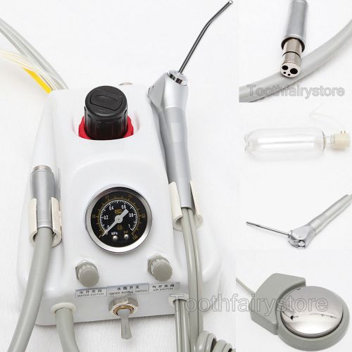 Dental Portable Turbine Unit Work Compressor 4 hole New Sale