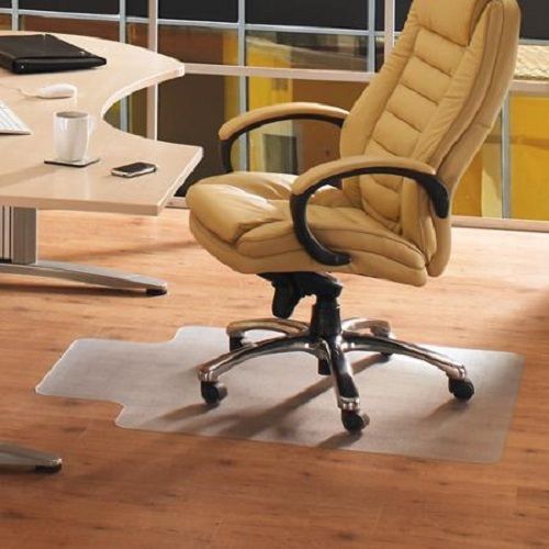 Office Chair Mat Desk Computer Plastic for HARD FLOOR Clear Durable Roll 45&#034;X53&#034;