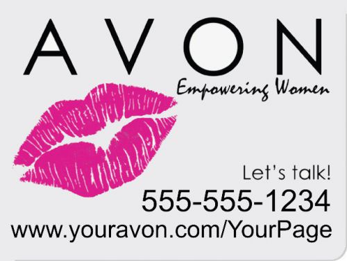 AVON Customized Car Door Magnet GET NOTICED! Small 11x8