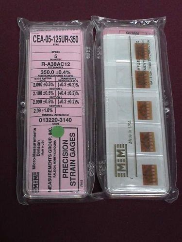 Micro Measurements Vishay Precision Strain Gages CEA-05-125UR-350 5 pack new