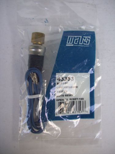 Mars Low Pressure Switch Auto Reset 43353  NOS