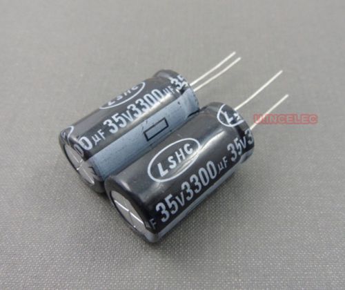 3300uF 35V Electrolytic Capacitor 2000hours 105degC LS x5pcs