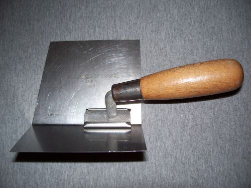 Marshalltown 23 Drywall Inside Corner Trowel 4&#034;x5&#034;, Made in the USA