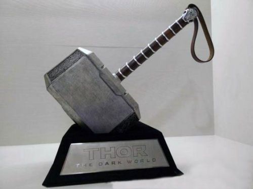 Marvel Avengers MJOLNIR Thor Hammer Movie Coplay Model The Dark World Collection