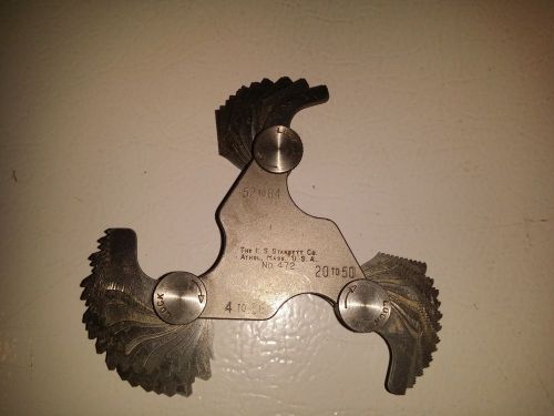 STARRETT #472 SCREW PITCH GAUGE