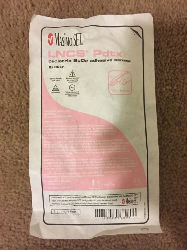 Masimo LNCS Pdtx Pediatric SpO2 Adhesive Sensor *NEW*