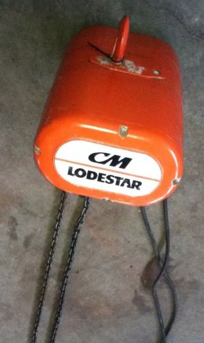 Cm lodestar 2 ton electric chain hoist (model: r, 110v 1ph) for sale