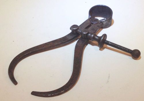 Vintage 4  1/2 ” The L S Starrett Co Outside Calipers Pat June 2 1885 INV11098