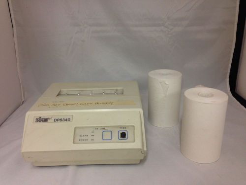 DP8340 FC 4.5&#034; Receipt Printer Star Micronics &amp; 2 Paper Rolls - For Repair/Parts