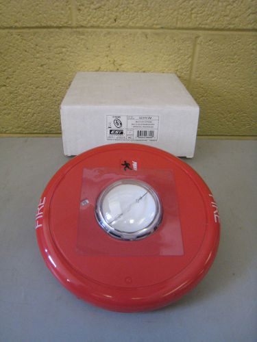 New EST Edwards Genesis GCFR-VM Fire Alarm Multi-CD Ceiling Strobe 24VDC Red