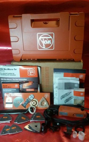 Fein fmm250q multimaster top tool system in case new never used for sale