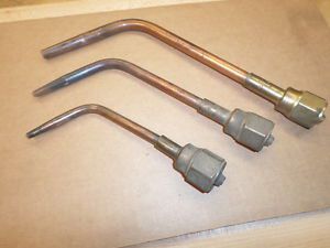 Victor Torch Head Tip Set 1-W 3-W 5-W! Oxygen Acetylene Cutting Welding Vintage?