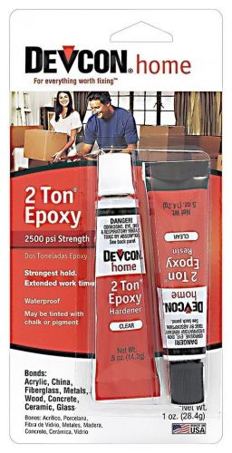 Devcon S35 Clear 2 Ton High Strength Epoxy Glue Waterproof Adhesive 35345