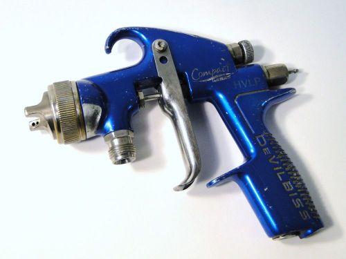 DEVILBISS COMPACT HVLP MODEL BH11-9LH FINISHING PAINT SPRAY GUN (needs service)