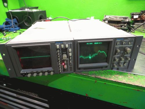 Tektronix 1705 spectrum monitor w/tektronix 1740 waveform vector monitor for sale