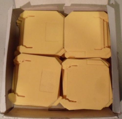 New in box 100 siemens yellow terminal block barrier 8wa1 821 nib nos for sale