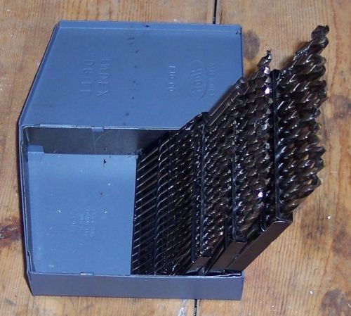 Greenfield Cobalt Letter Drill Bit Set