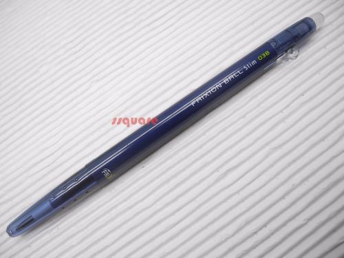 2 x Pilot FriXion Ball Slim 0.38mm Erasable Rollerball Gel Ink Pen, Blue-Black