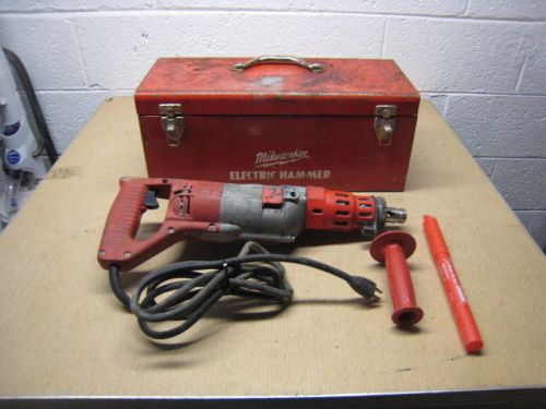 MILWAUKEE HEAVY DUTY 3/4 ELECTRIC ROTARY HAMMER DRILL 5351 2500 BPM