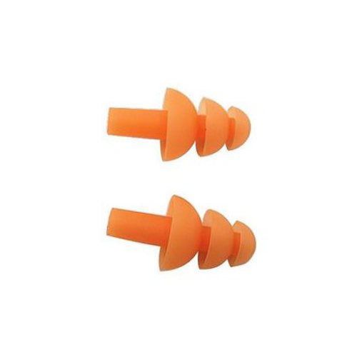 Ear Hearing Protection and swim wear Earplugs, Standard Fit orange stem- Orange
