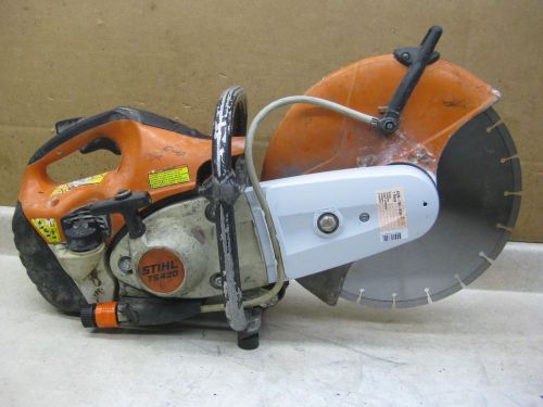 Stihl ts420 67cc 4.4p cut-off concrete 14&#034; diamond saw! 4238 family for sale