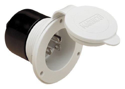 ParkPower 150BBIW.RV 15 Amp Power Inlet, White