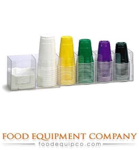 Dispense-Rite CTHL-6 horizontal Lid/Cup Organizer