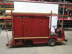 Taylor dunn b248 rescue truck runs good w/lights siren &amp; loaded w/rescue gear for sale