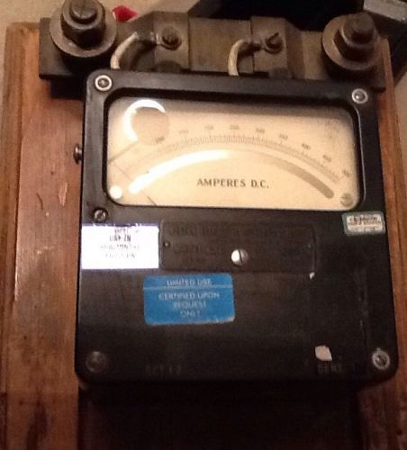 WESTON ELECTRICAL TEST INSTRUMENT MILLIAMPERES MODEL 931 DC METER