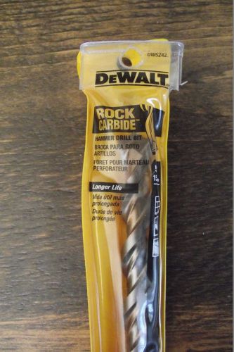 DEWALT Carbide Tipped Percussion Masonry Drill Bit 5/8&#034; x 12&#034; DW5242