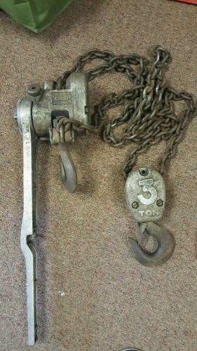 CM 3 Ton Chain hoist comealong 10&#039; chain