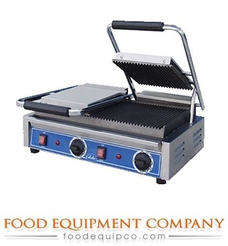 Globe GPGDUE10 Bistro Panini Grill  double  countertop  20&#034; continuous...