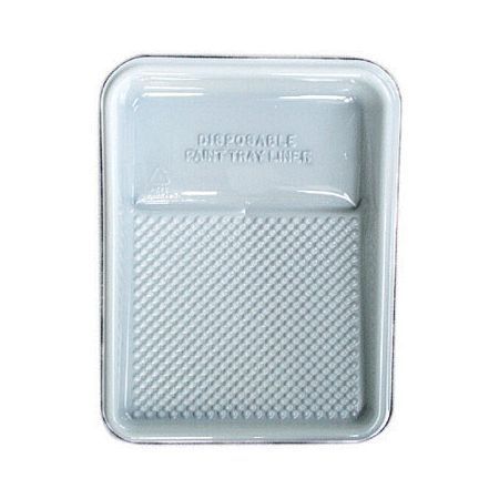 TRAY LINER, 9&#034; PLASTIC WHITE