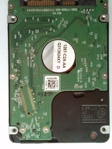 Western Digital WD5000LPVX 500GB PCB Board:2060-771959-000 REV P2 2.5&#034; SATA