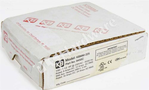 New kb electronics kbmm-225d adjustable speed dc drive 115/230v ac 90/180v dc for sale