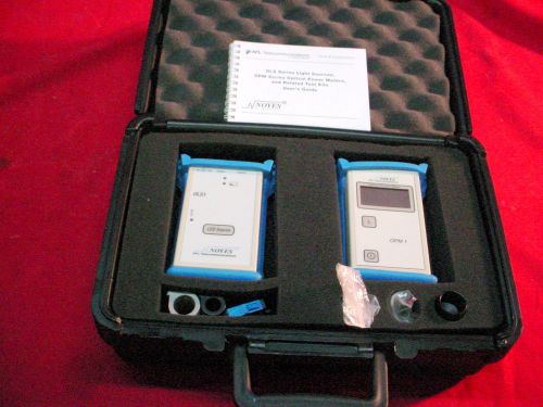 Noyes MLP1-2  Multimode Light Pack and OPM1 Fiber Opticical Power Meter w/Case