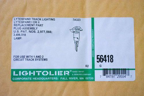 New Lightolier Lytespan Replacement Plug Assembly (56418)