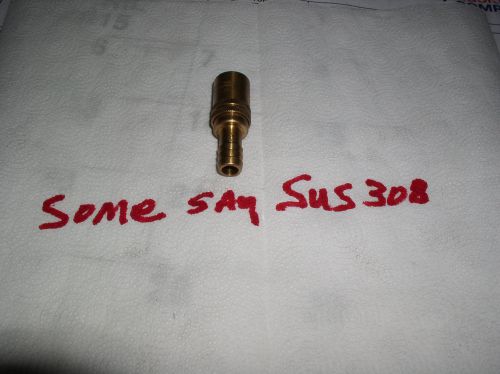 Brass water fitting 300 series  straight 1/2&#034; id hose barb3/8&#034; id body sjs-308 for sale