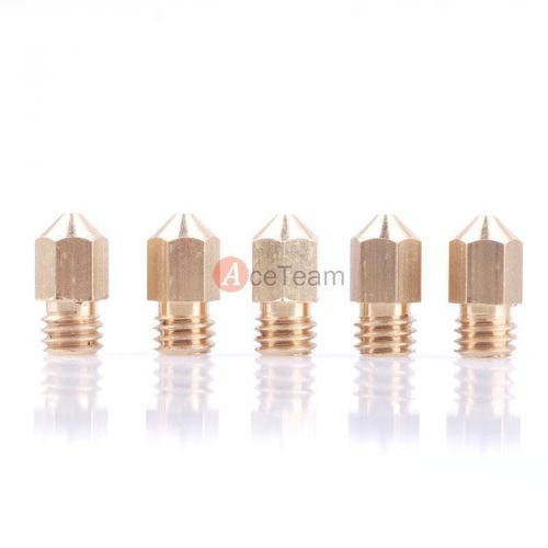 New 5 pcs 3D Printer 0.4mm Extruder Nozzle Print Head for MakerBot Replicator 2