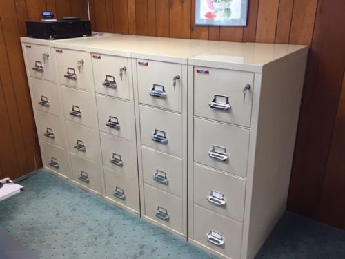 FireKing LETTER 4-Drawer Fireproof File cabinet...use as a Fire safe as well!