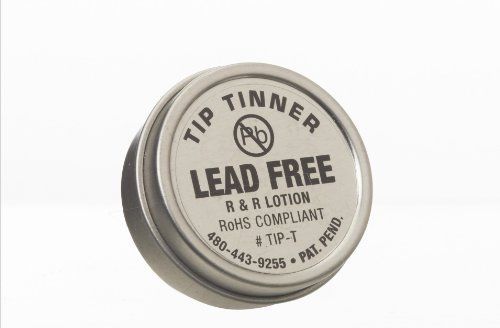 R&amp;R Lotion TIP-T I.C. Lead Free Tip Tinner, 1/2oz Size, For Soldering Iron New