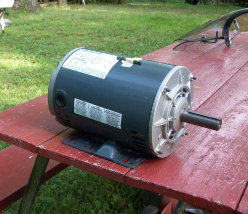 Marathon EQL Electric Motor,2 hp,1725 rpm,3 phase,220-440 volt,56-80,7/8&#034;shaft